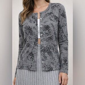 Bitte Kai Rand Copenhagen Grey Wool Cardigan Sweater